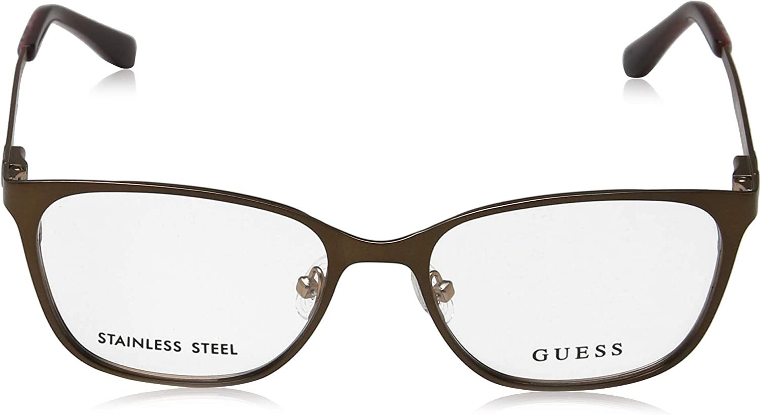 Guess GU-2623-050 Dark Brown Cat-Eye Women's Acetate Eyeglasses
