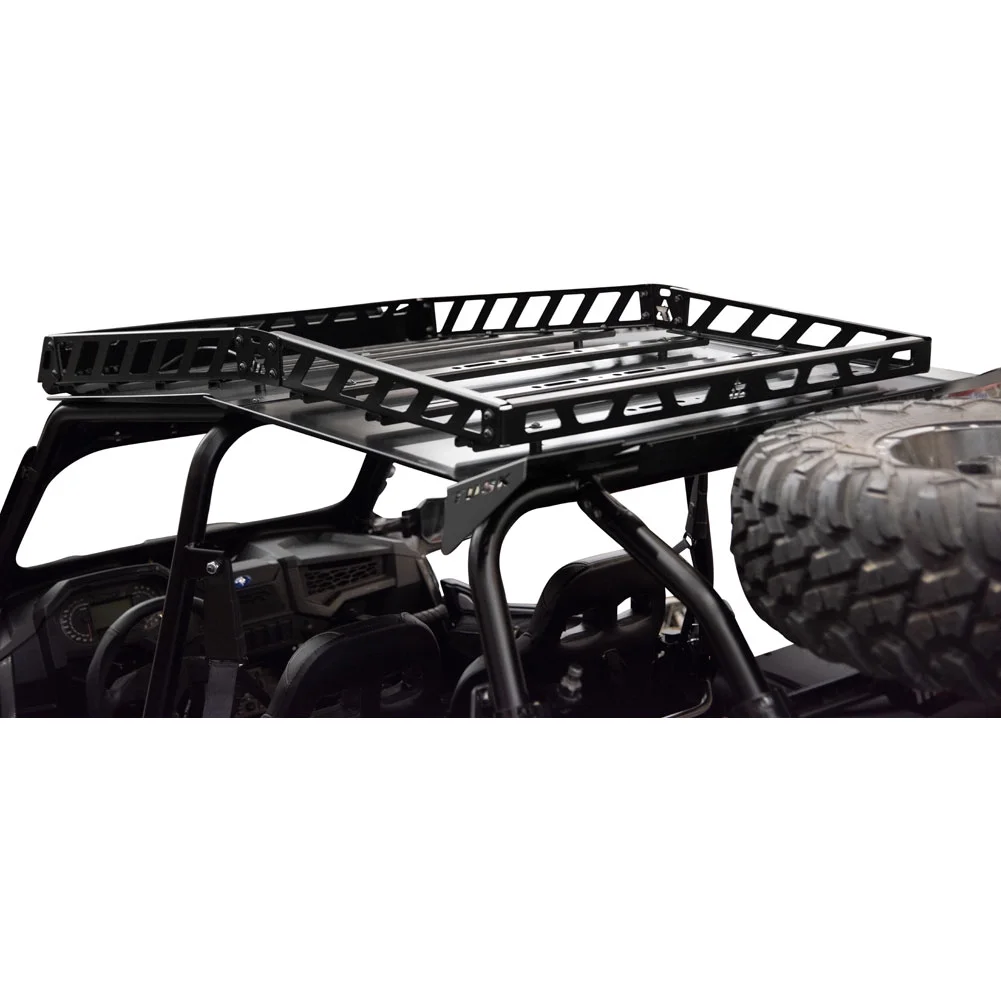 Tusk UTV Adventure Roof Rack Rack with Tusk Force Aluminum Roof For POLARIS RZR XP 4 Turbo DYNAMIX Edition 2018-2019