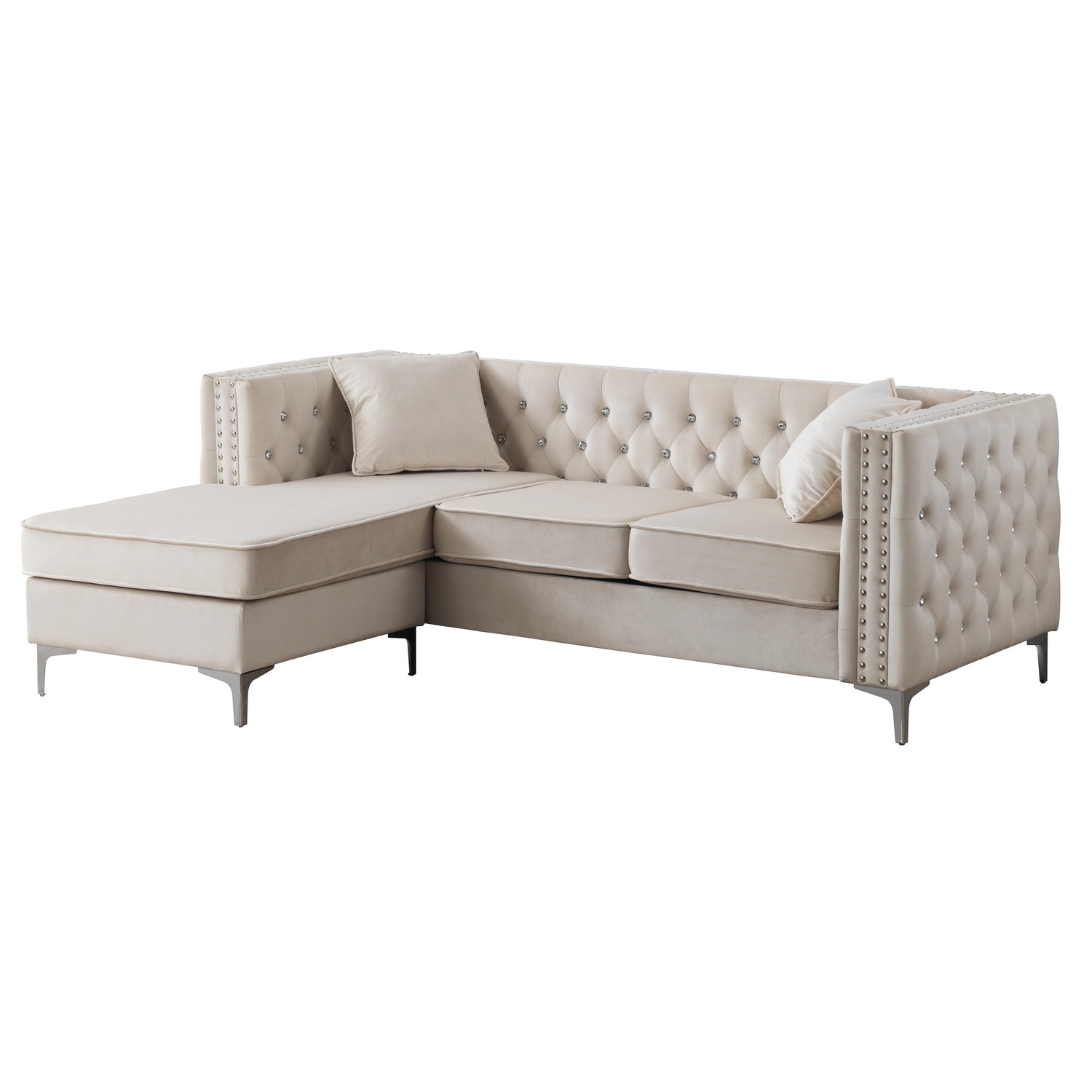 Maykoosh Mediterranean Mingle G827B-SC Sofa Chaise , Ivory