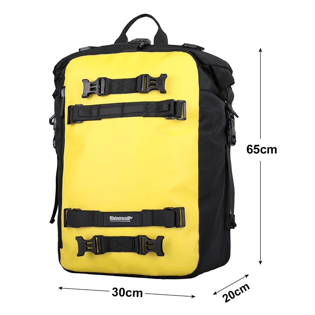 Rhinowalk Motorcycle Bag, Waterproof Luggage Pack for Commuters, Multi-Function Motorbike Saddle Rack Trunk Luggage Bags