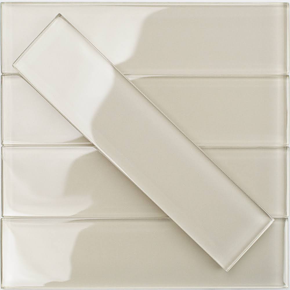 Tilebar Loft Sand Beach 2x8 Polished Glass Tile