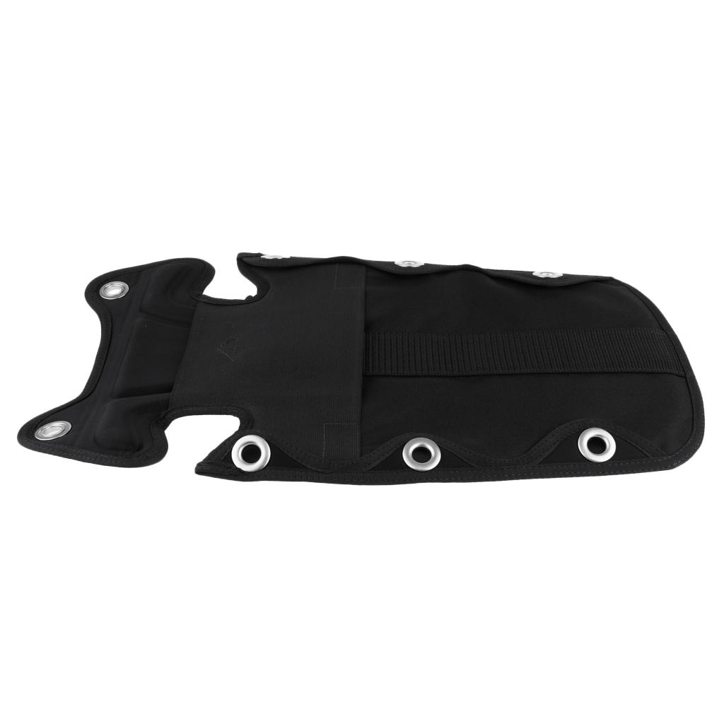 Soft Scuba Diving Back Support Backplate Pad With Storage Pocket For Harness