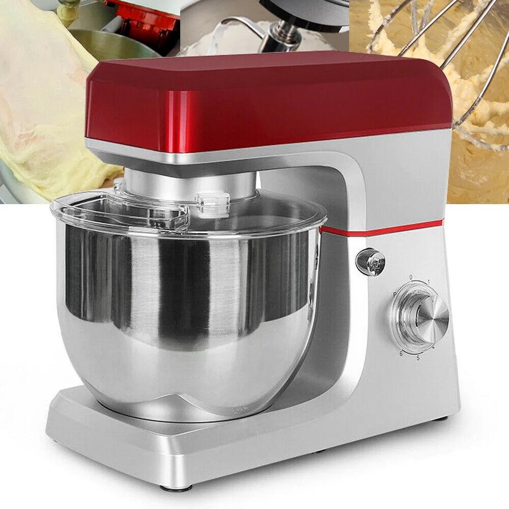MIDUO 1.2KW Electric 6 Speed Stand Mixer 7L Dough Egg Cake Food Mixer for Kitchen