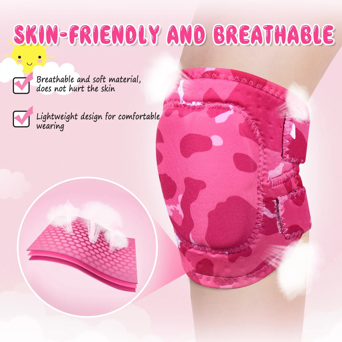 OUNONA Kids Multi Sports Protective Gear Set 6 in 1 Protective Equipment For Scooter Skateboard Roller Skating Cycling