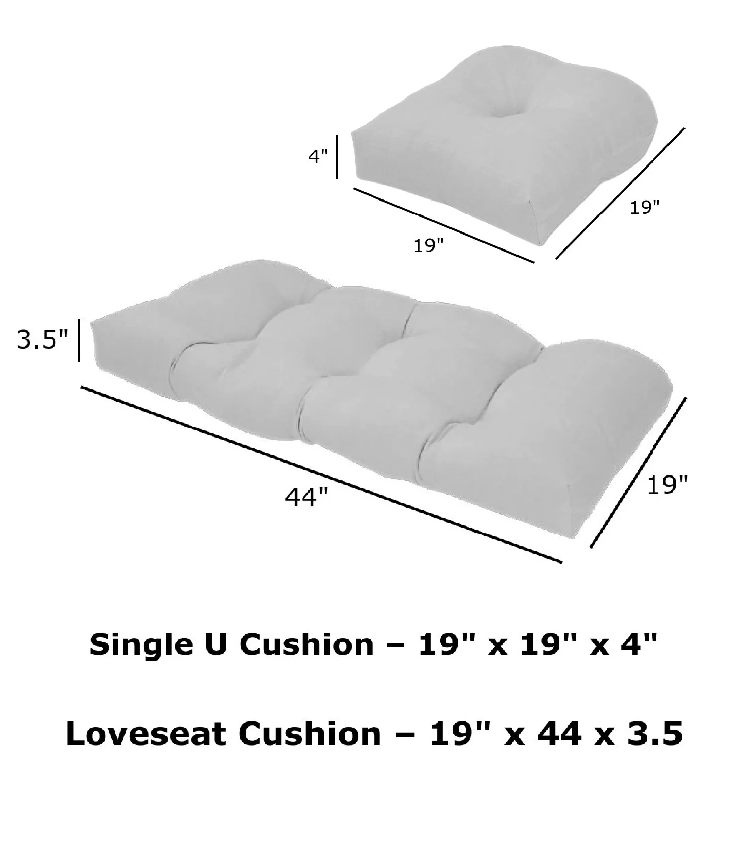 Tempo Outdoor Spanish Tile Blue and Green 3 Piece Seat Cushion Set