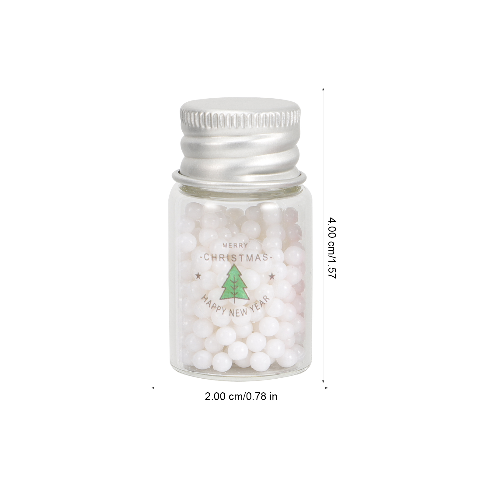 HOMEMAXS 4pcs Doll House Christmas Mini Candy Ball Cookies Xmas Miniature Sweet Props