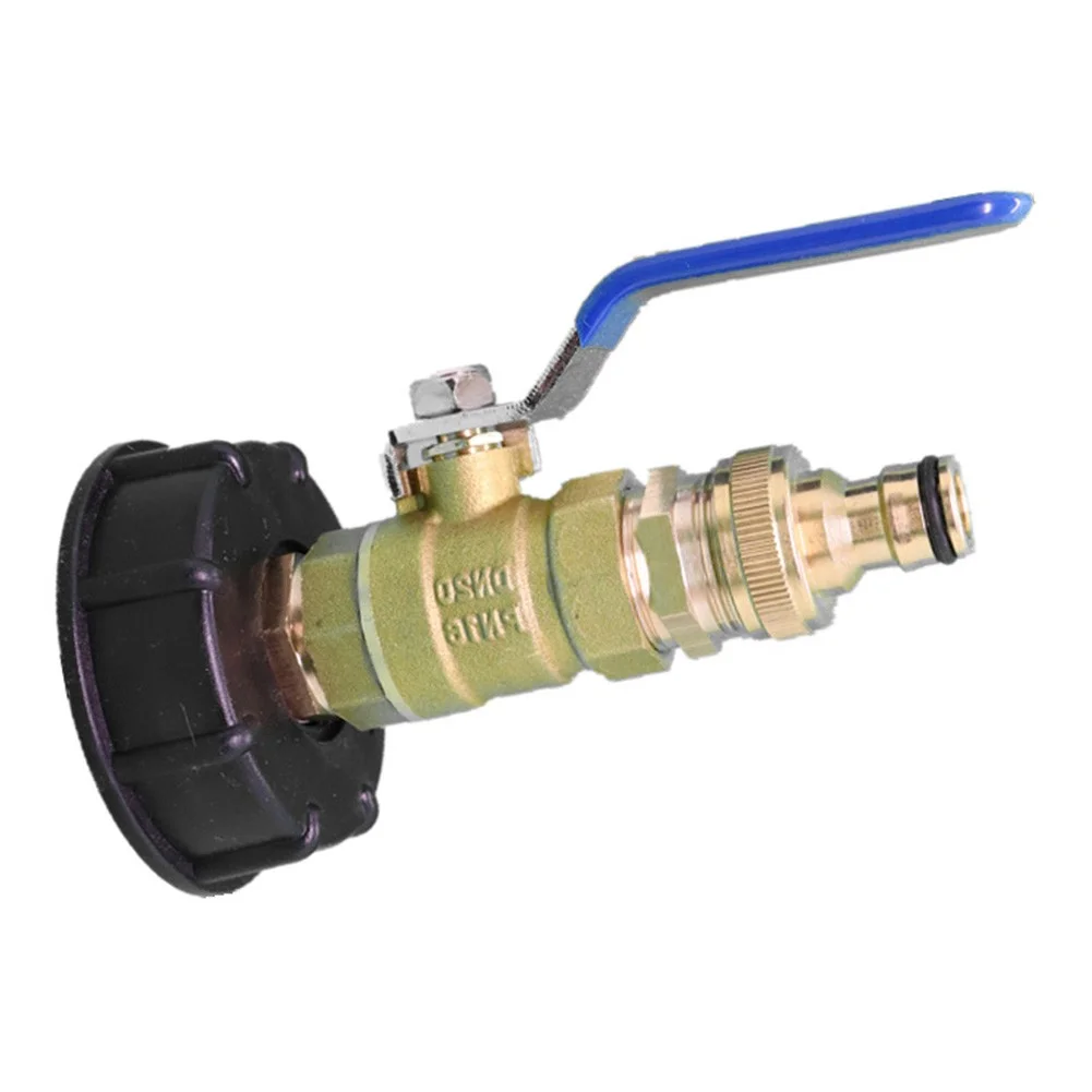 IBC Ball Valve Container Accessories Adapter 1/2 Inch Hose Faucet Tank Quick
