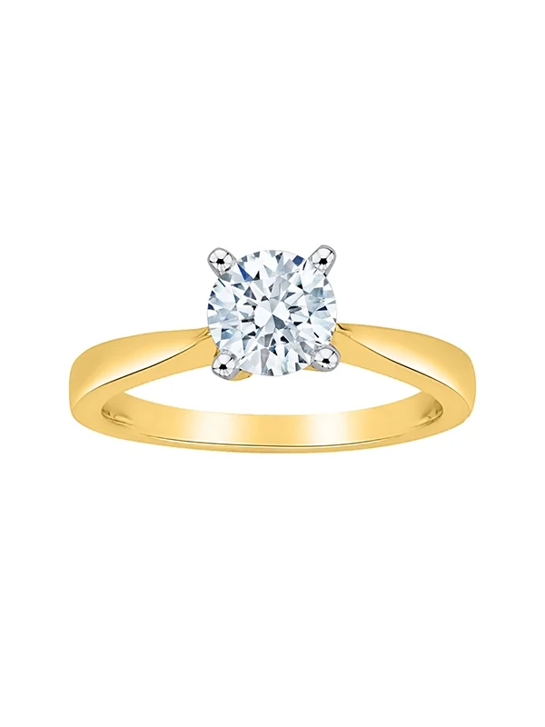 KATARINA Diamond Solitaire Ring in 14K Gold (1 cttw, I-J, I1-I2)