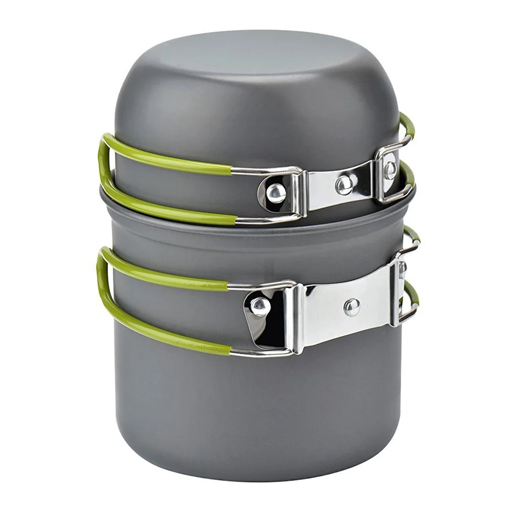 Walmeck Camping Cookware Set with 3000W Camping  Cooking Pots Pans Tank Bracket For  Picnic Camping Hiking Backpacking