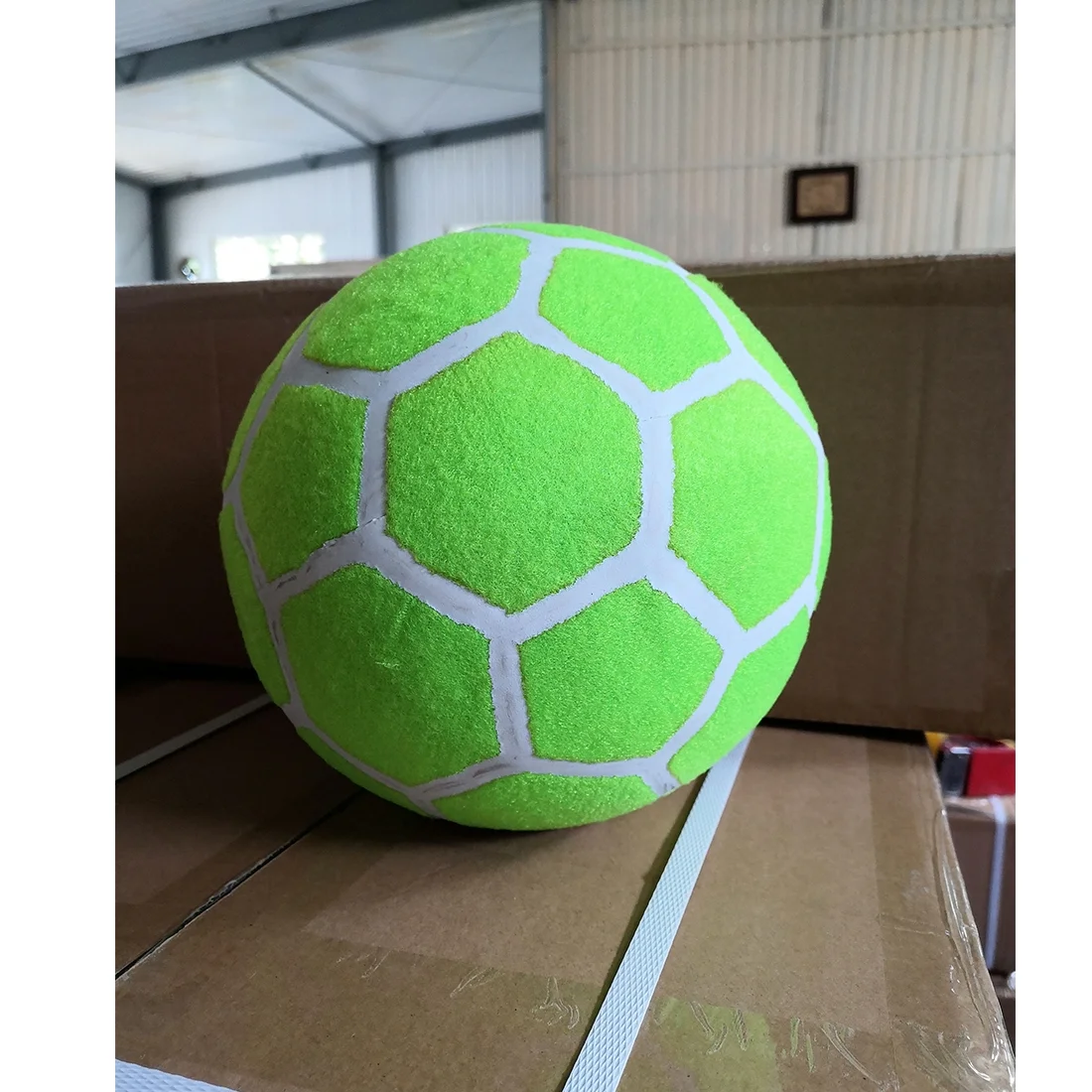 INTBUYING 9.8ft Inflatable Soccer Darts Board with 6pcs 7.87inch Football & 110V Blower