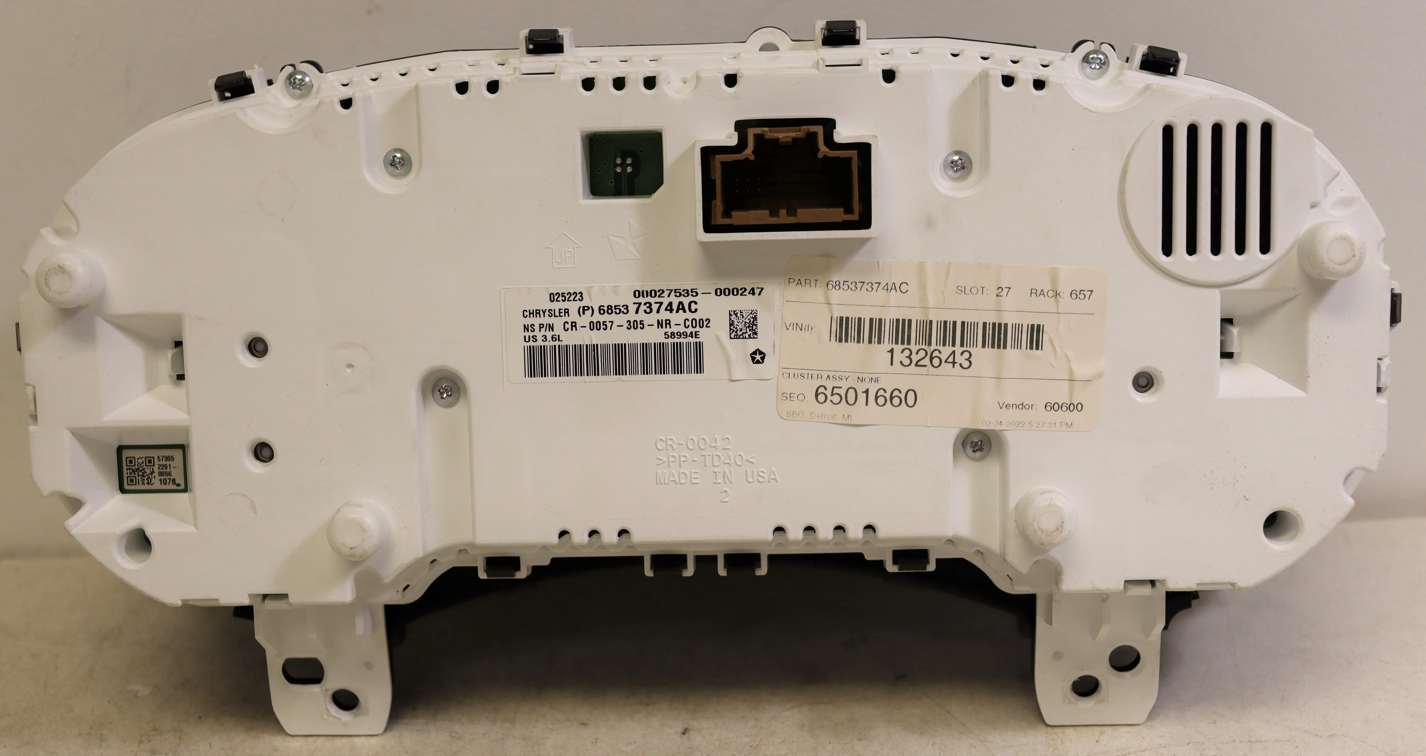 Pre-Owned 2022 Dodge Durango Speedometer Speedo Head Cluster Gauge 21 Miles OEM (Good)