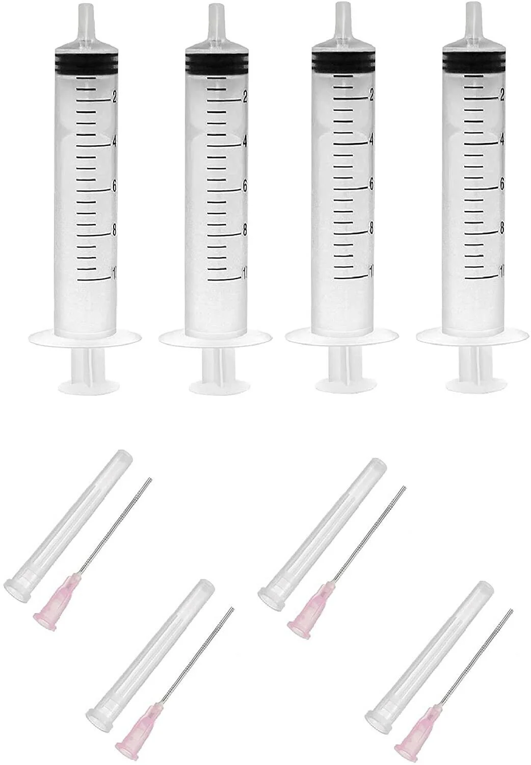 Pigment Bulk Refill Ink Bottles Compatible with HP 60 61 62 63 64 65 67 Ink Cartridges - 4 Color