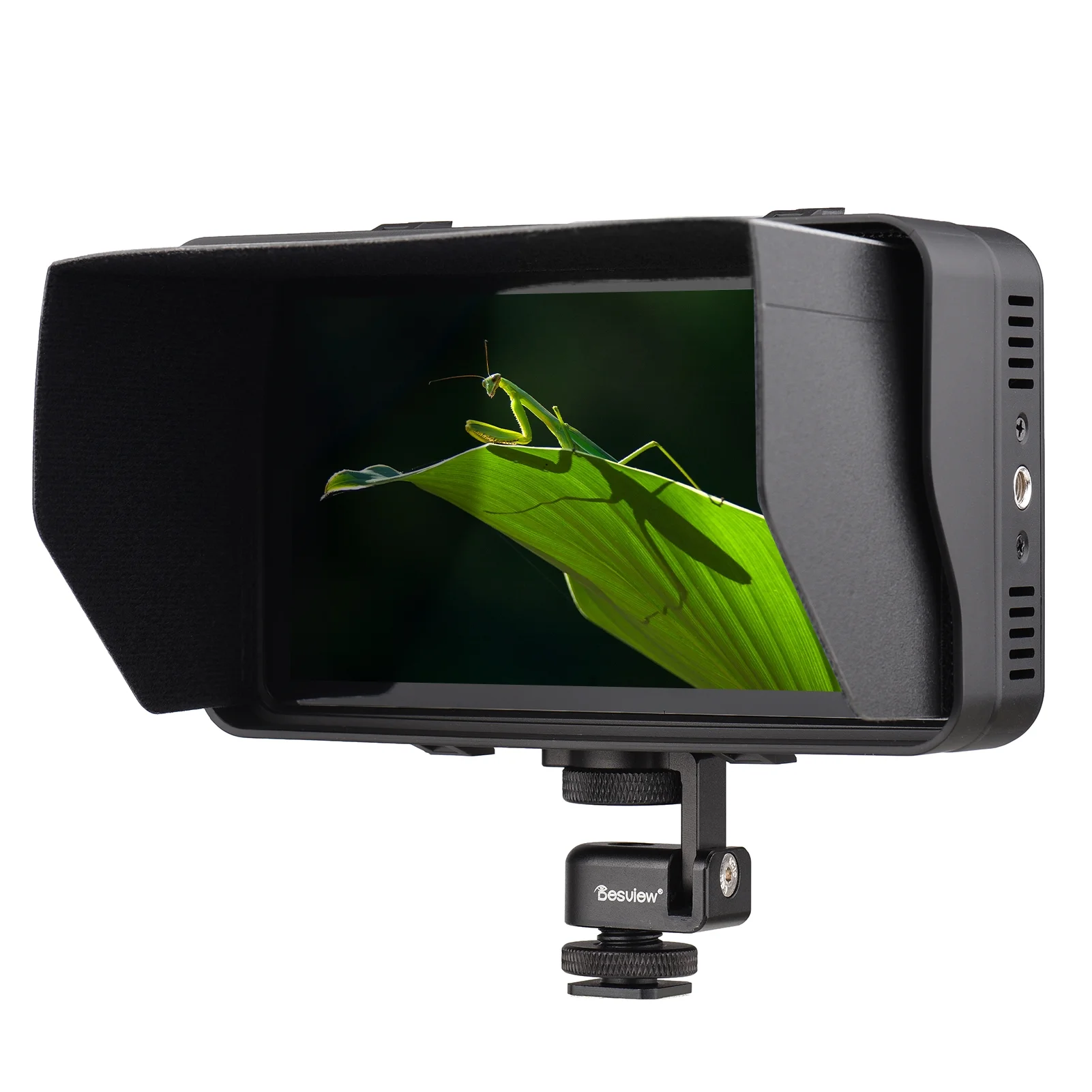 Besview R5II 5.5 Inch Compact 4K Field Monitor Touchscreen Input & Output 800Nits Hight Brightness HDR Monitoring 3D LUT with Sunshade for DSLR