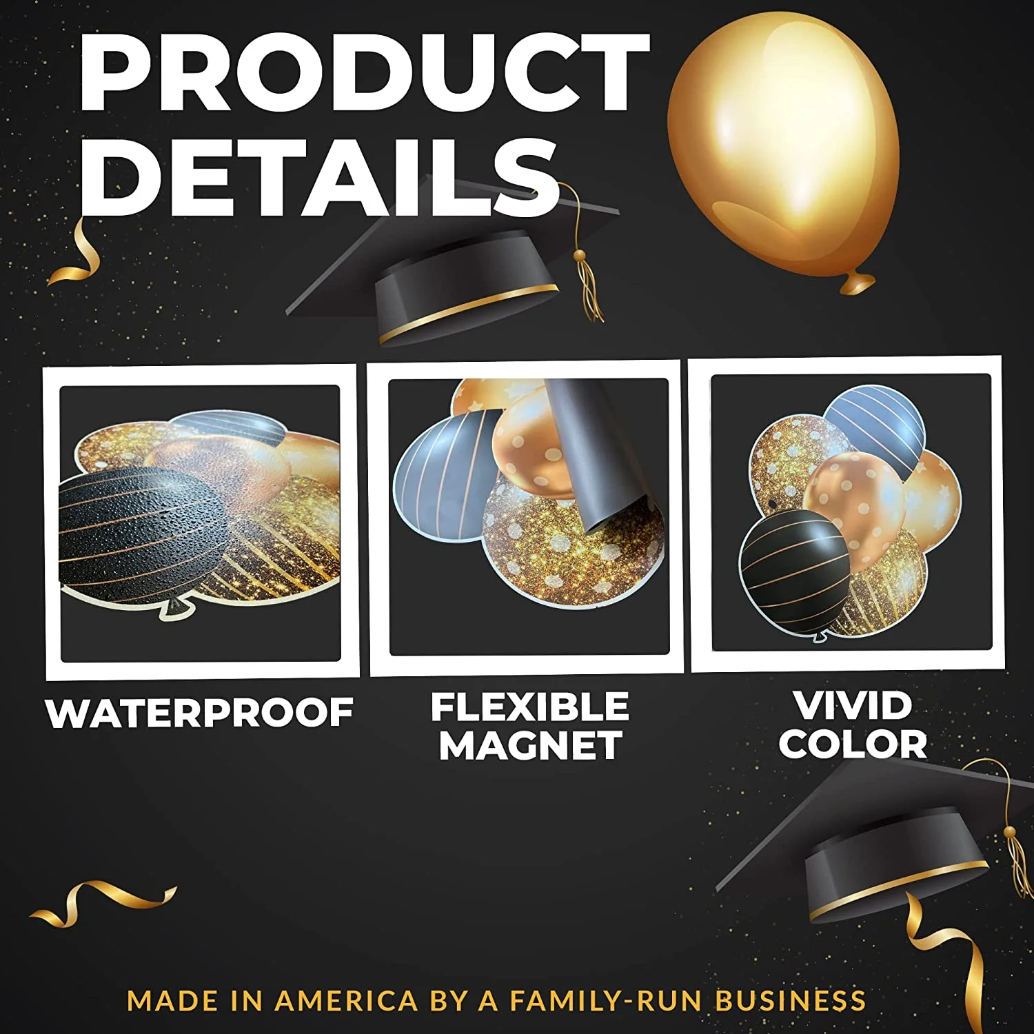 Victory Store Jumbo Congrats Grad Graduation Party Garage Magnet Display 20083