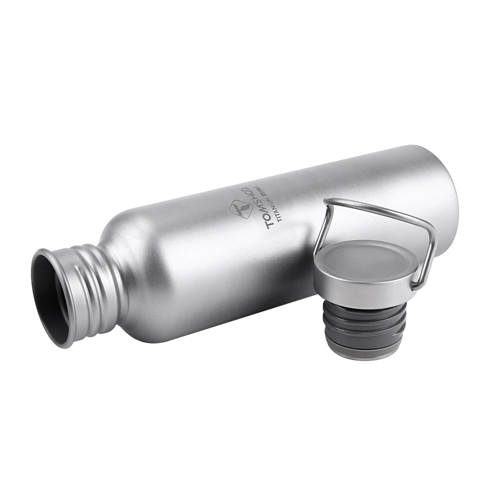 750ml Full Titanium Bottle Ultralight Outdoor Camping Hiking Cycling Bottle