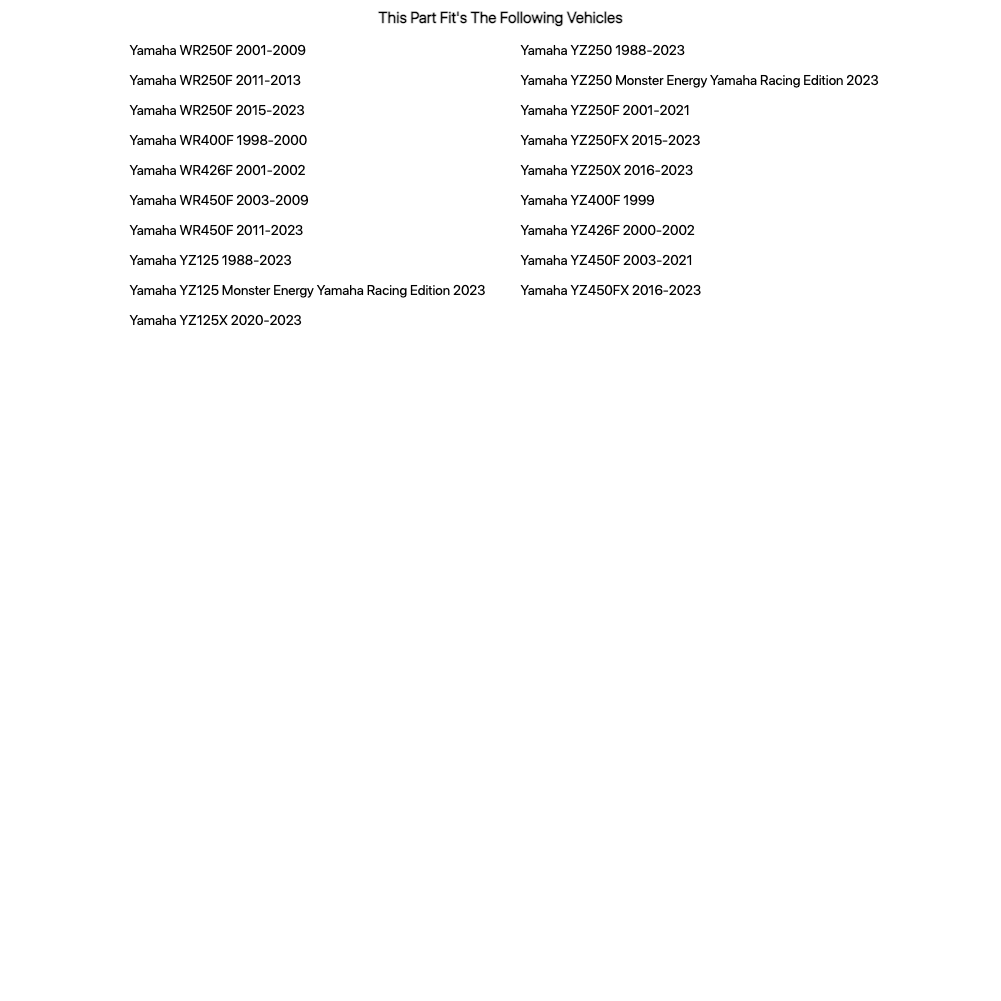 Tusk Motorcycle Spoke Kit - Rear 18