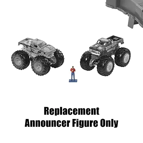 Replacement Parts Hot Wheels Monster Trucks Wreckin' Raceway Playset - HGV12 ~ Replacement Announcer Figure