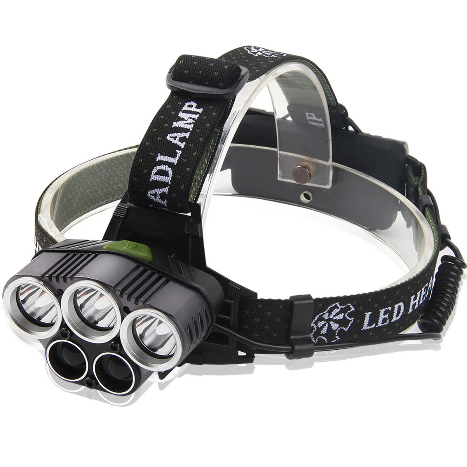 Rechargeable LED Headlamp Adjustable Angle Head Flashlight Bike Light Fishing Outdoor Headlamp Head Light