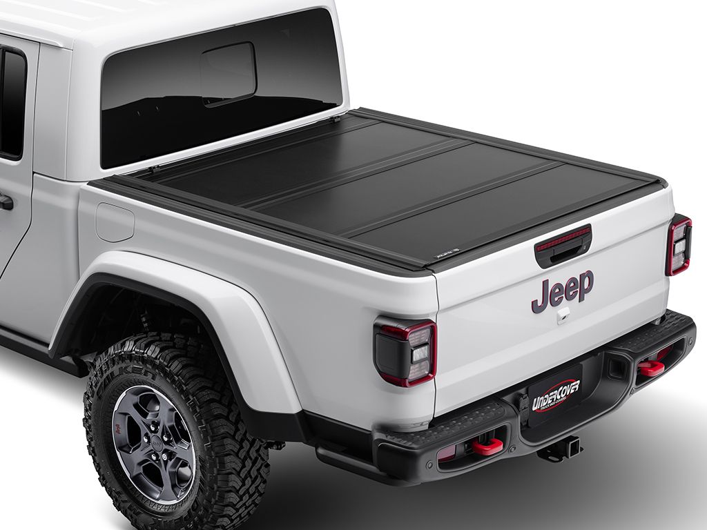 UnderCover Ultra Flex Hard Folding Truck Bed Tonneau Cover | UX32010 | Fits 2020 - 2023 Jeep Gladiator 5' Bed (60