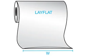 Clear Poly Tubing 2 mil, 2 inches X 1500 feet, Flat Wound LDPE, FDA/USDA Specs - 1 Roll