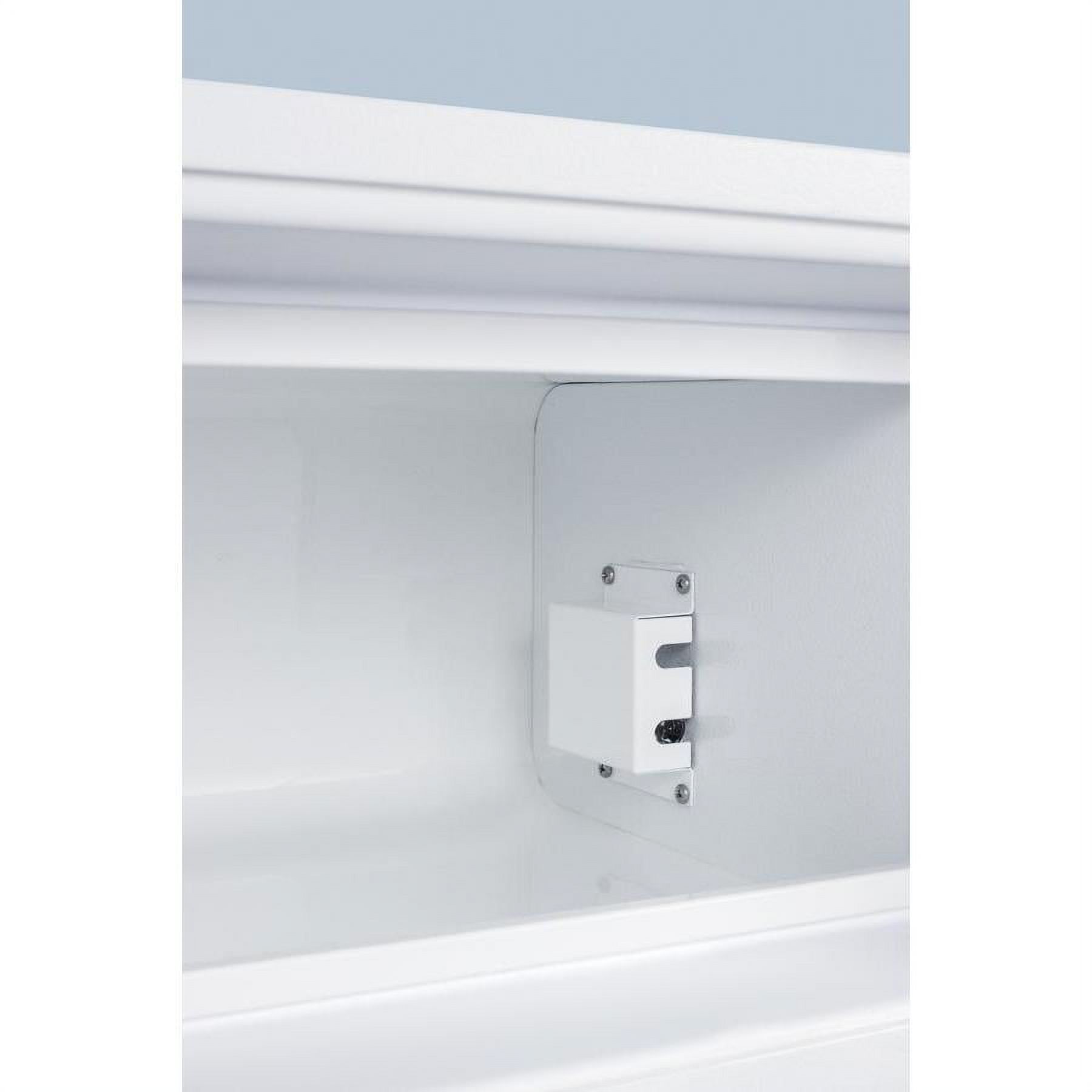 Accucold CP351WLLF2PLUS2ADA Compact 2 Door Refrigerator-Freezer In ADA Height with Combination Lock & NIST Calibrated Thermometer