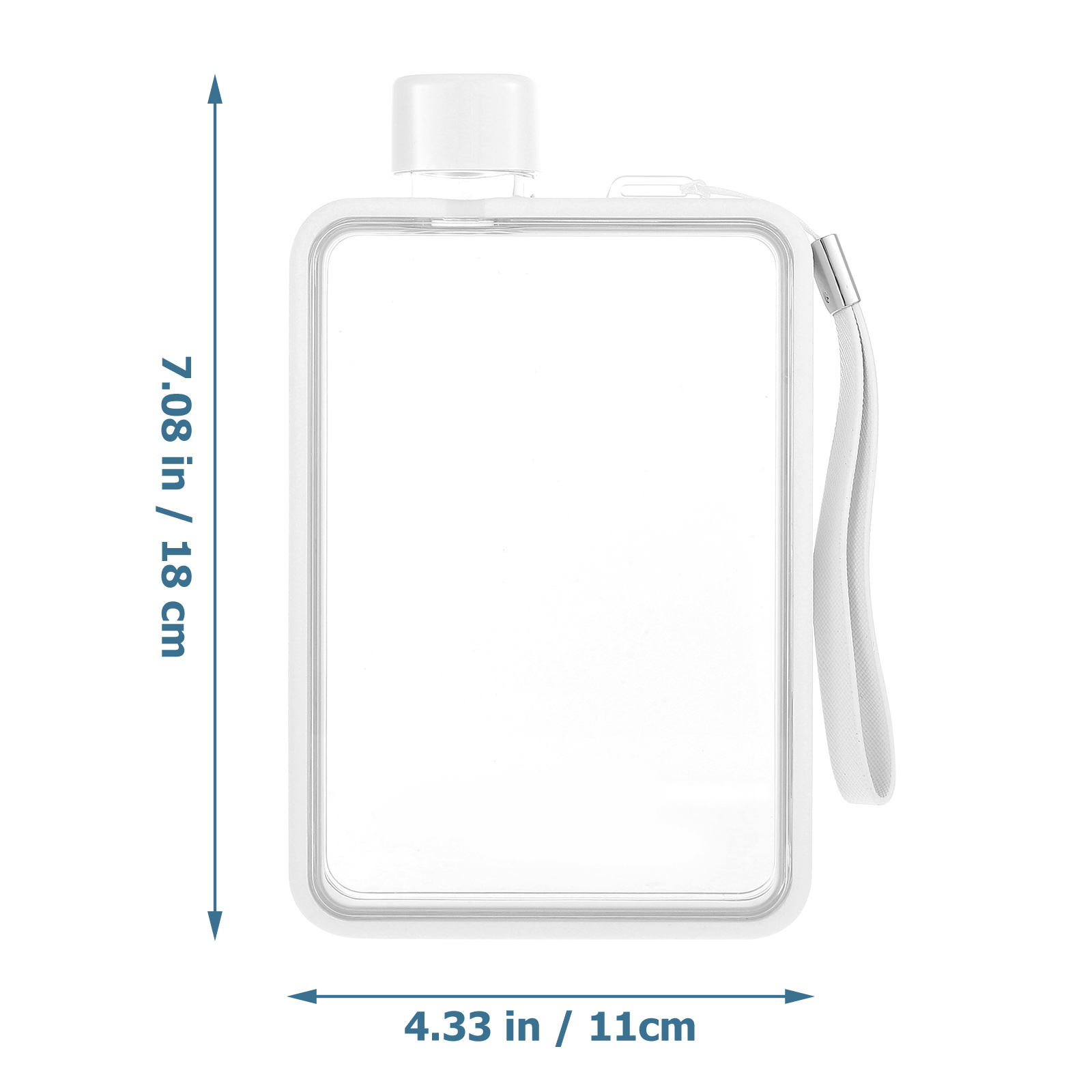 Camping Flat Water Bottle Outdoor Water Carrier Portable Water Container