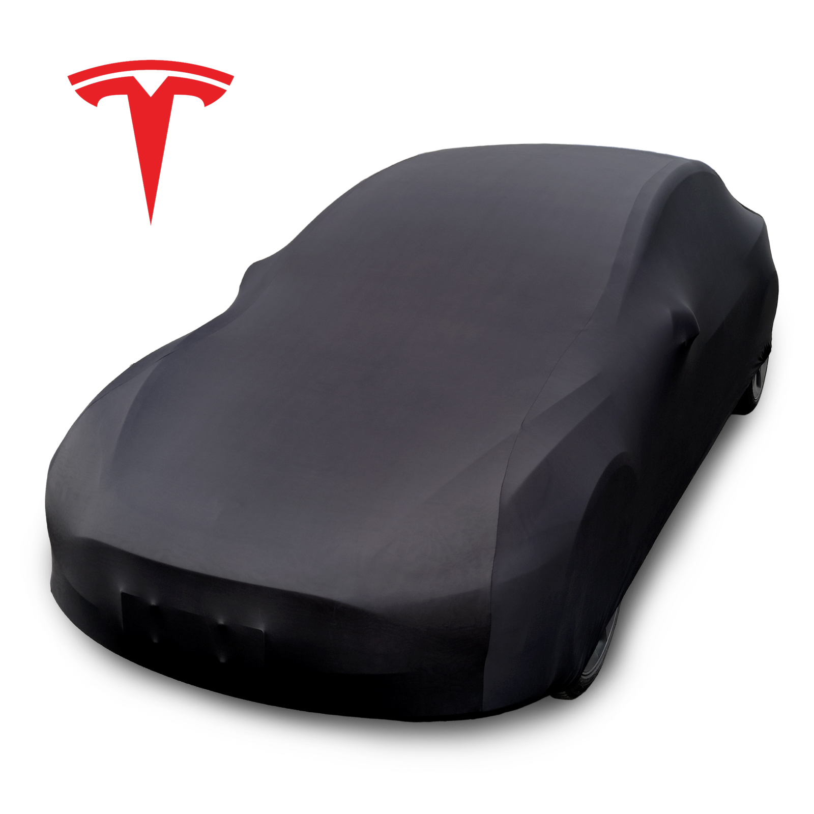 Sojoy Indoor Car Cover for Tesla Model 3 Full Indoor Car Protector Elastic Fabric Scratchproof Protection Car Cover with Storage Bag