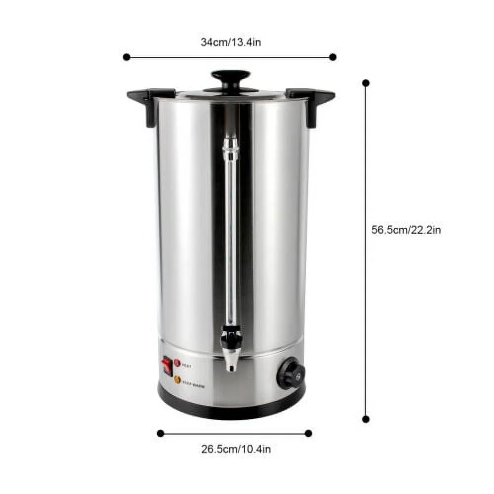 25L Electric Catering Hot Water Boiler Stainless Steel Tea Urn Coffee Boiler