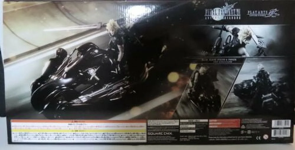 Final Fantasy VII: Advent Children Play Arts Kai Cloud Strife & Fenrir Figure