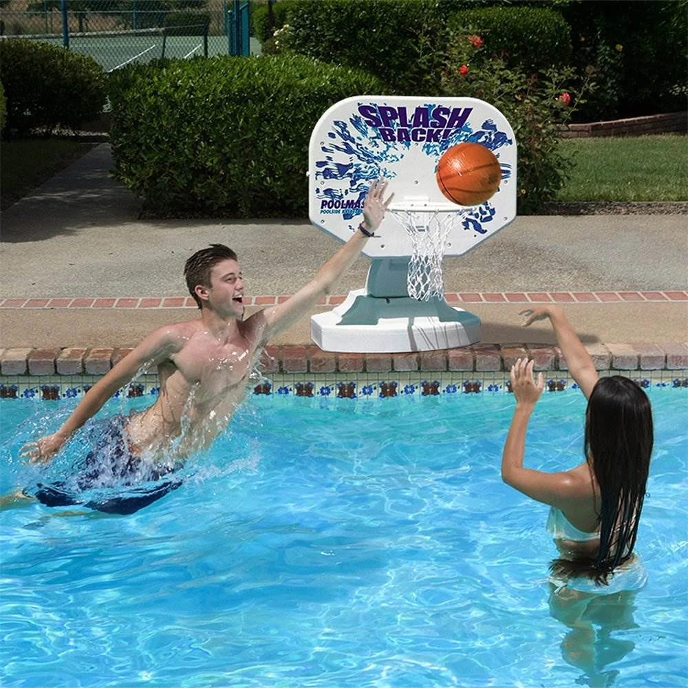 Poolmaster Splashback Poolside Basketball Outdoor Swimming Pool Game & Ball