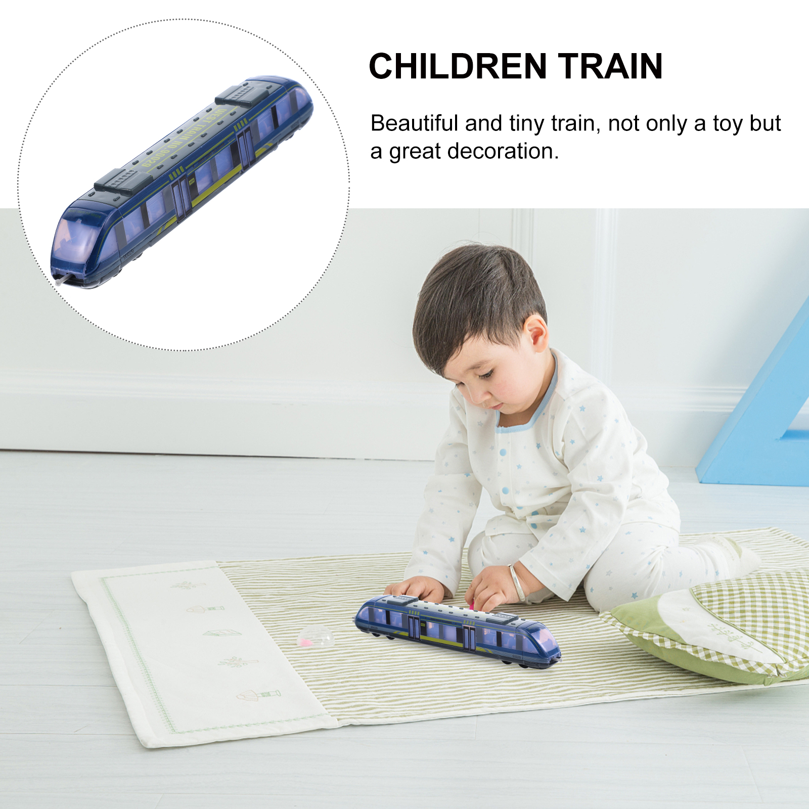 Train Toy Models Childrens Toys Mini for Kids Educational Funny Simulation Boys Toddlers