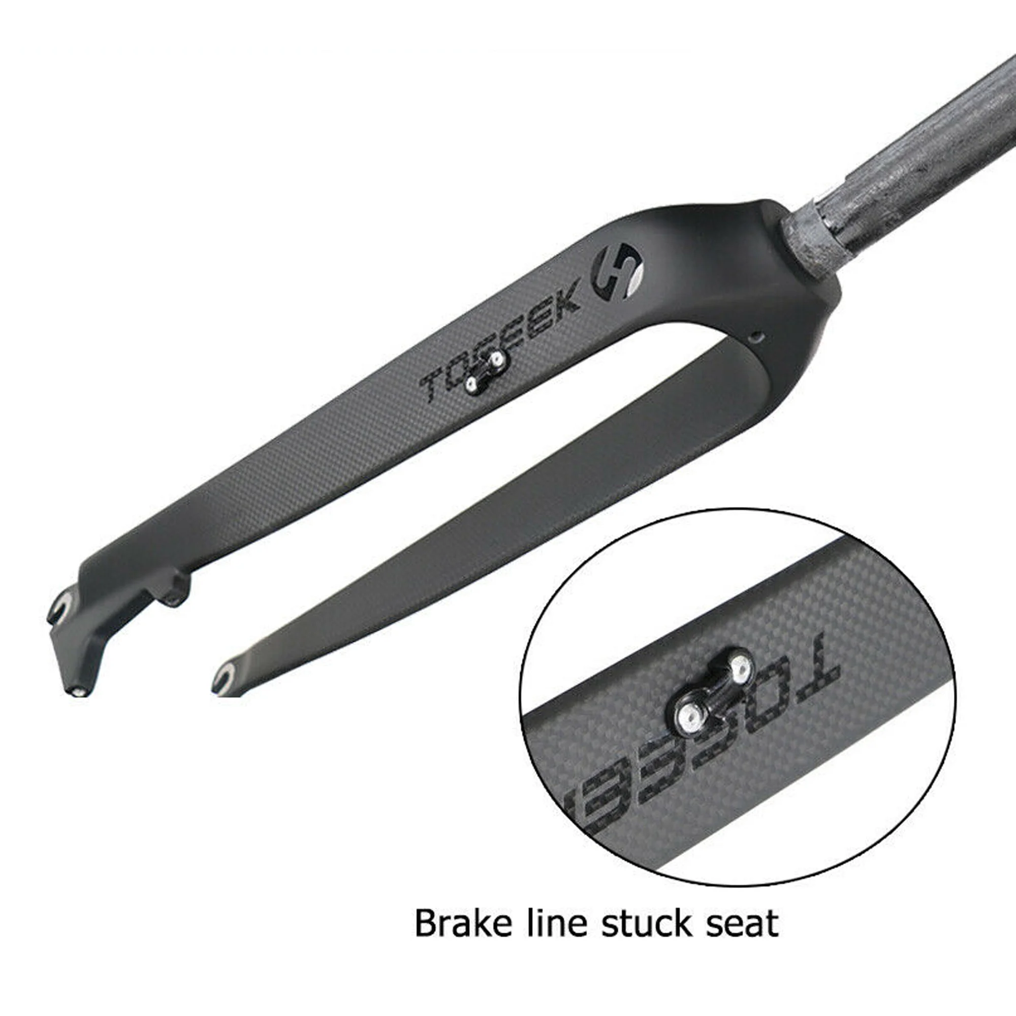 TOSEEK MTB Rigid Fork 1-1/8