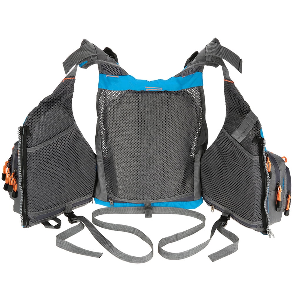 Lixada Outdoor Breathable Padded Fishing Superior 209lb Bearing Life Safety Jacket Swimming Sailing Waistcoat Utility Vest Floatation Device