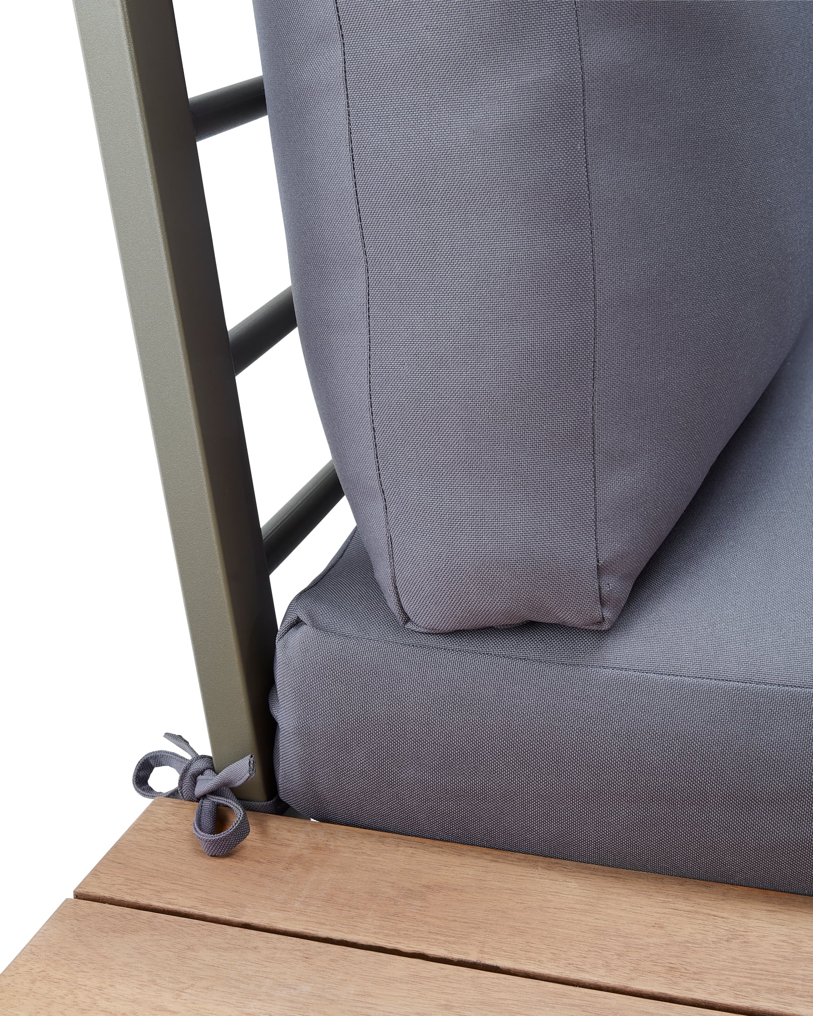 Progressive Furniture Dockside Outdoor Sectional in Brown/Dark Blue