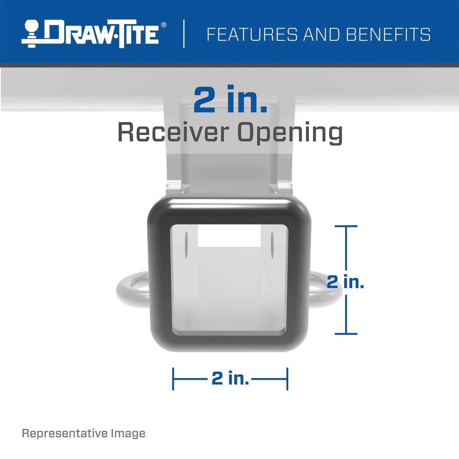 Draw-Tite 75238 Class IV Trailer Hitch, 2