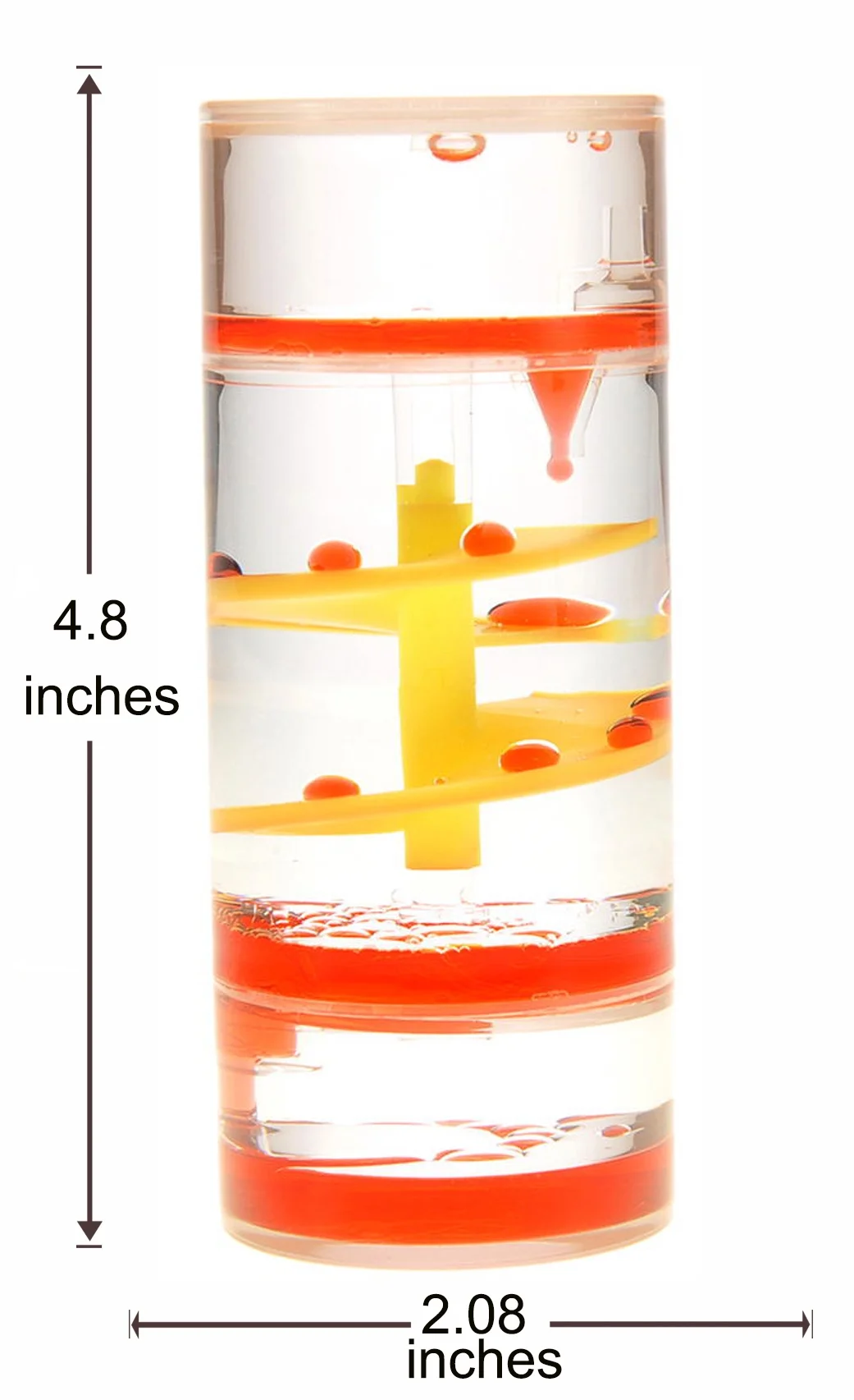 TechWonder Motion Bubbler Spiral Cylinder - Red