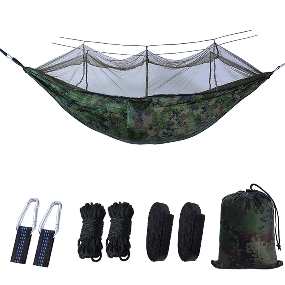 Andoer Hammock,Net Hammock Net - Ideal Portable Two Hammock Net Two People Hammock Net Easy Carry Mosquito Net Hammock With Hammock Portable Two-person Portable Hammock Net Portable And Huiop