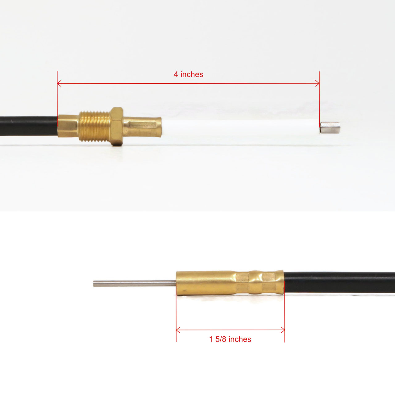 The ROP Shop | Lower Shift Cable Assembly For 1980-1982 MerCruiser 485 SternDrive 4893835 & Up