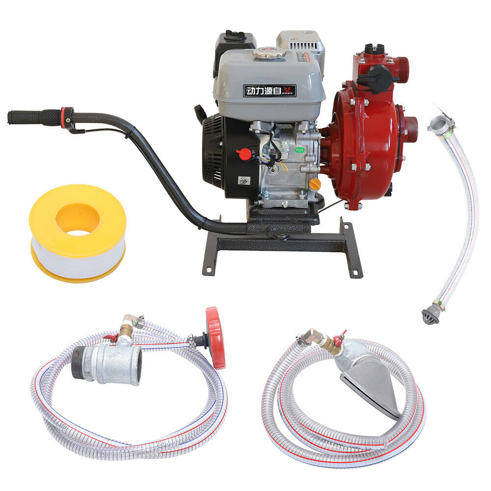 Oukaning 4Stroke 7.5HP Fishpond Drug Sprinkling Outboard Motor Bamboo Raft Ship Propeller 196CC