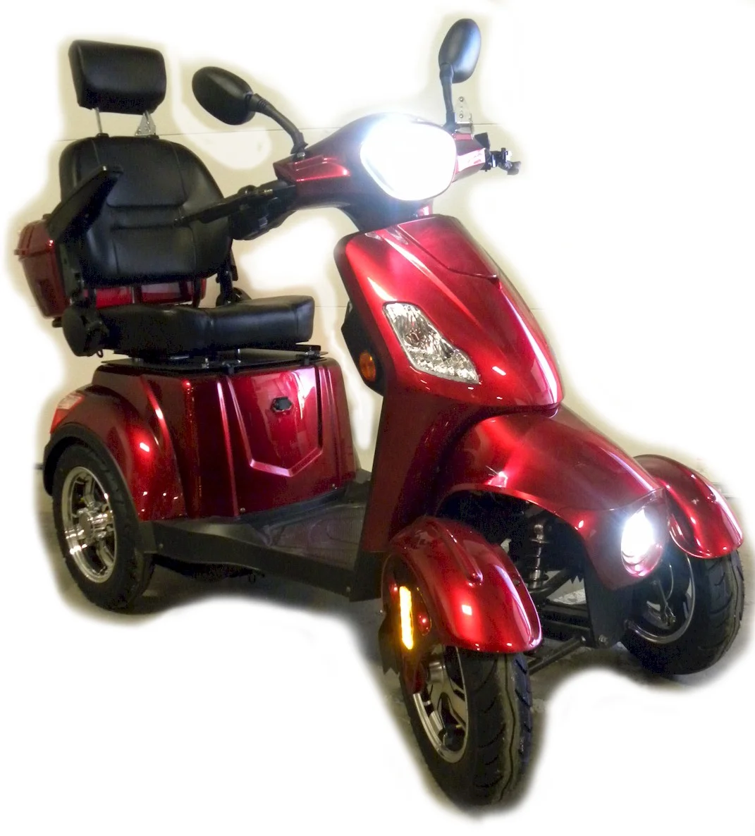 Luxury Mobility Scooter With Optional Roof And Reverse Camera