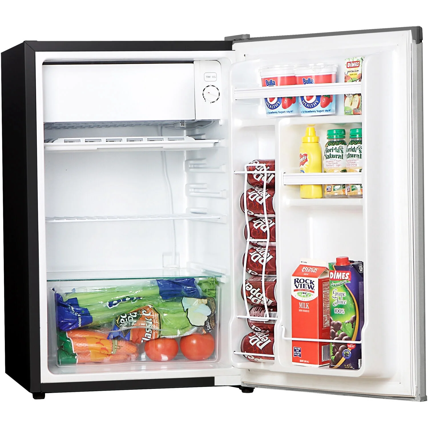 ARCTIC WIND 4.4-Cu. Ft. Single Door Compact Refrigerator, Silver