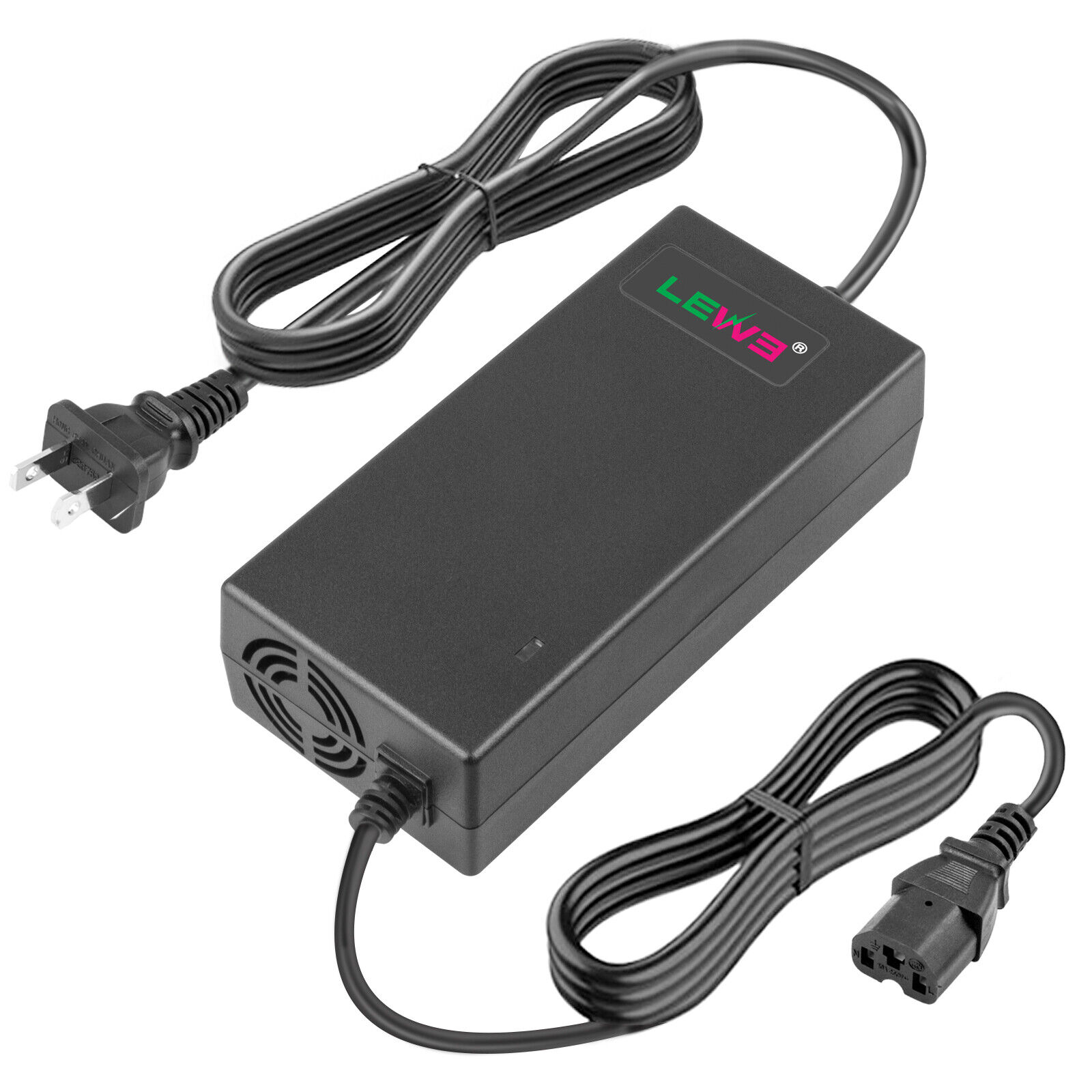 48V 1.8A Electric Scooter E-Bike Balance Bicycle Battery Charger 3 Holes Plug