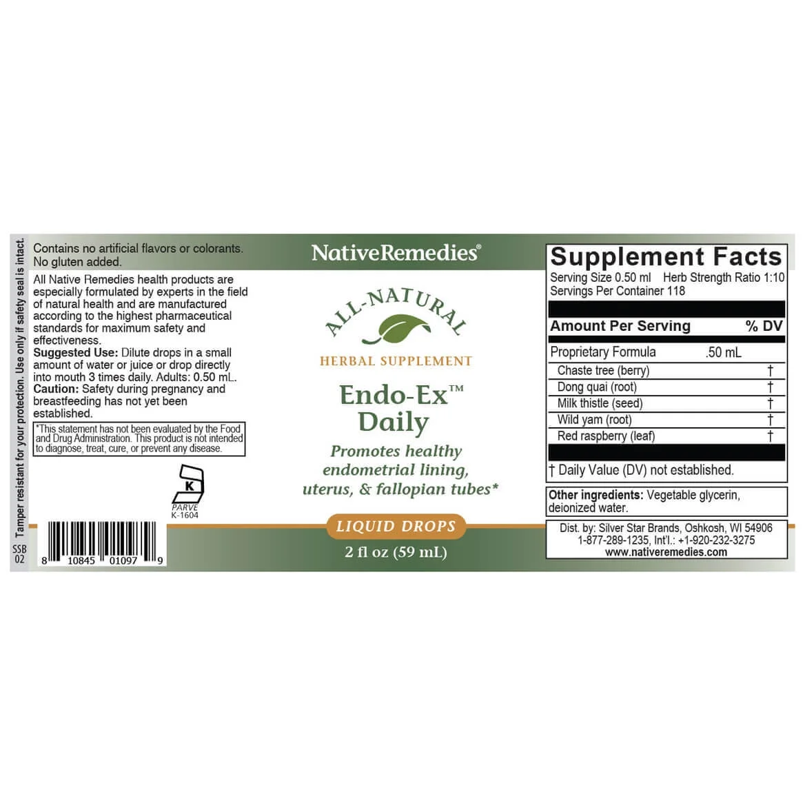 Native Remedies® Endo-Ex™ Daily