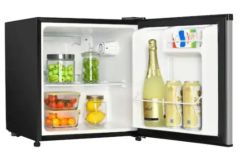 1.7 cu. ft. Freezerless Mini Fridge in Stainless Steel