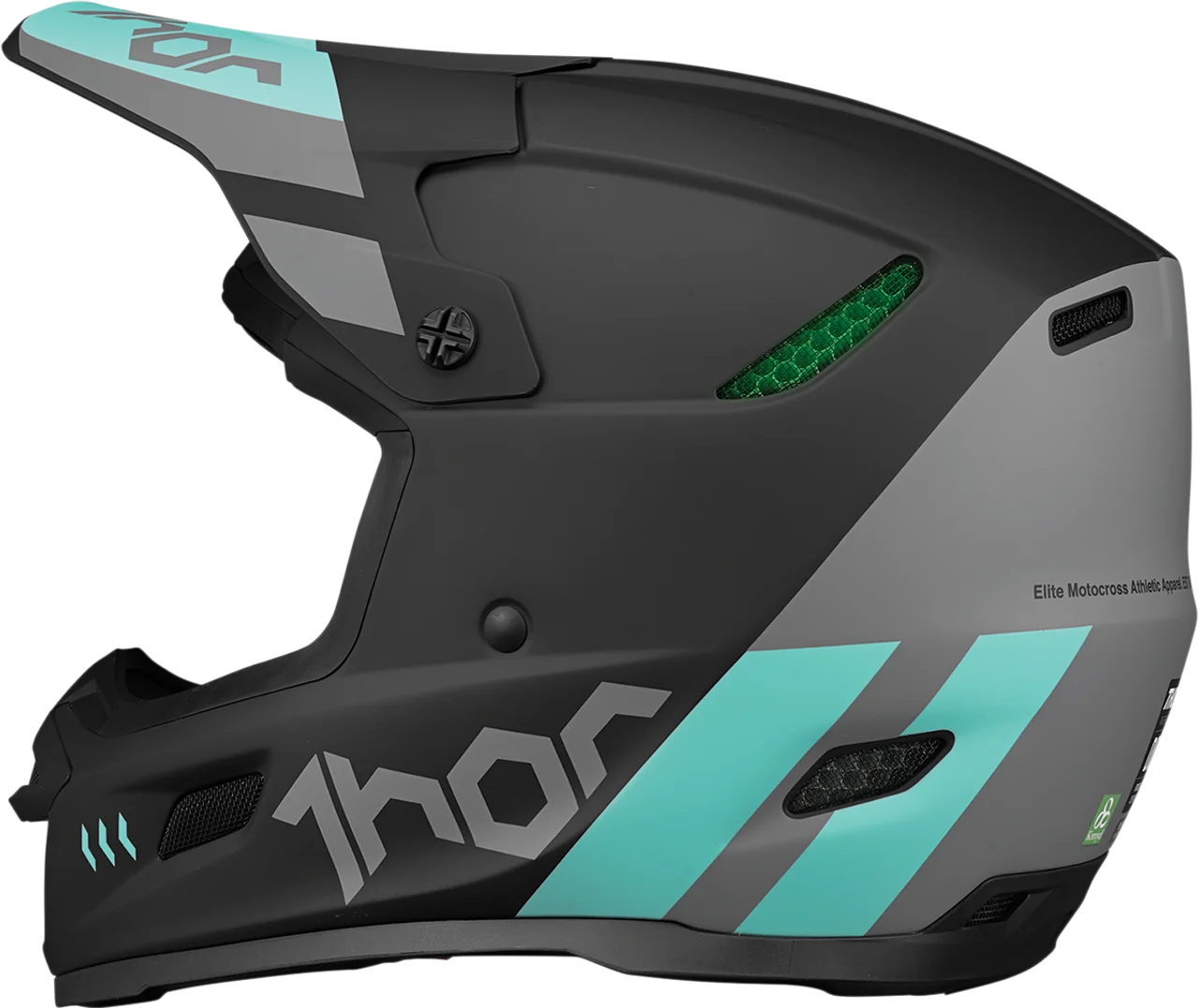 Thor Reflex Cube Offroad Motocross Dirt Bike Helmet - Black/Mint - X-Small