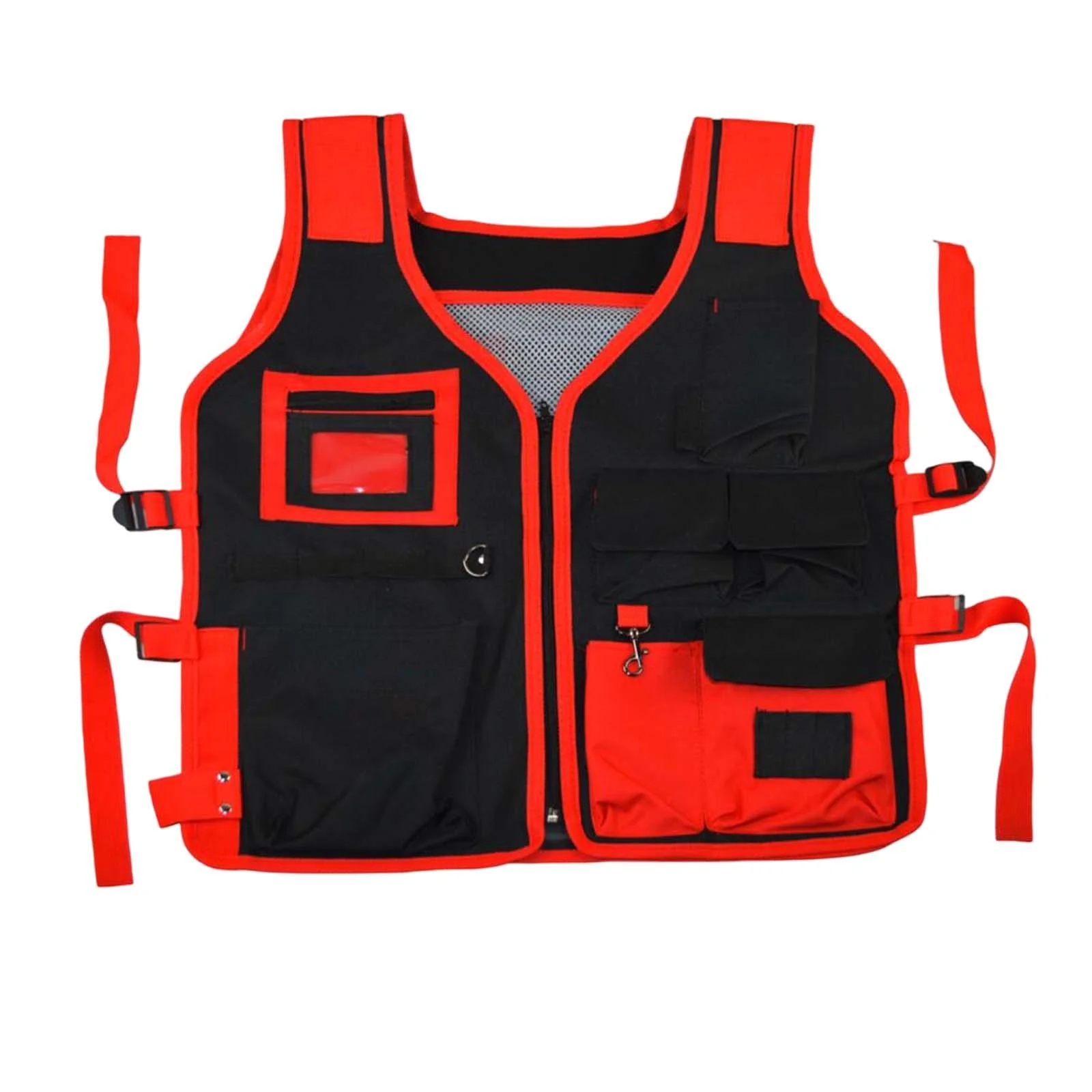 Tool Vest Electrician Tool Vest for Carpenters for Fishing Gardening Black