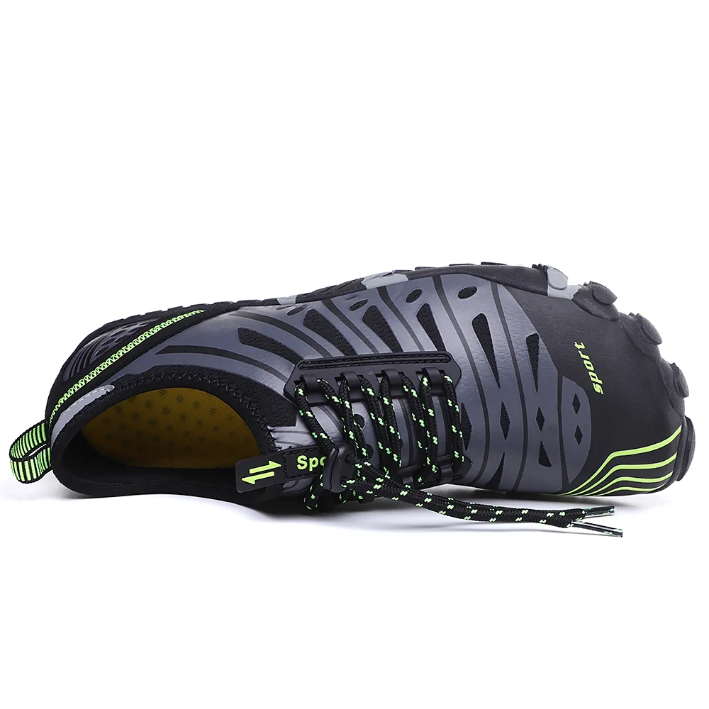 Abody Water Shoes Trekking Sport Shoes for Beach Hiking Surfing Walking, Black