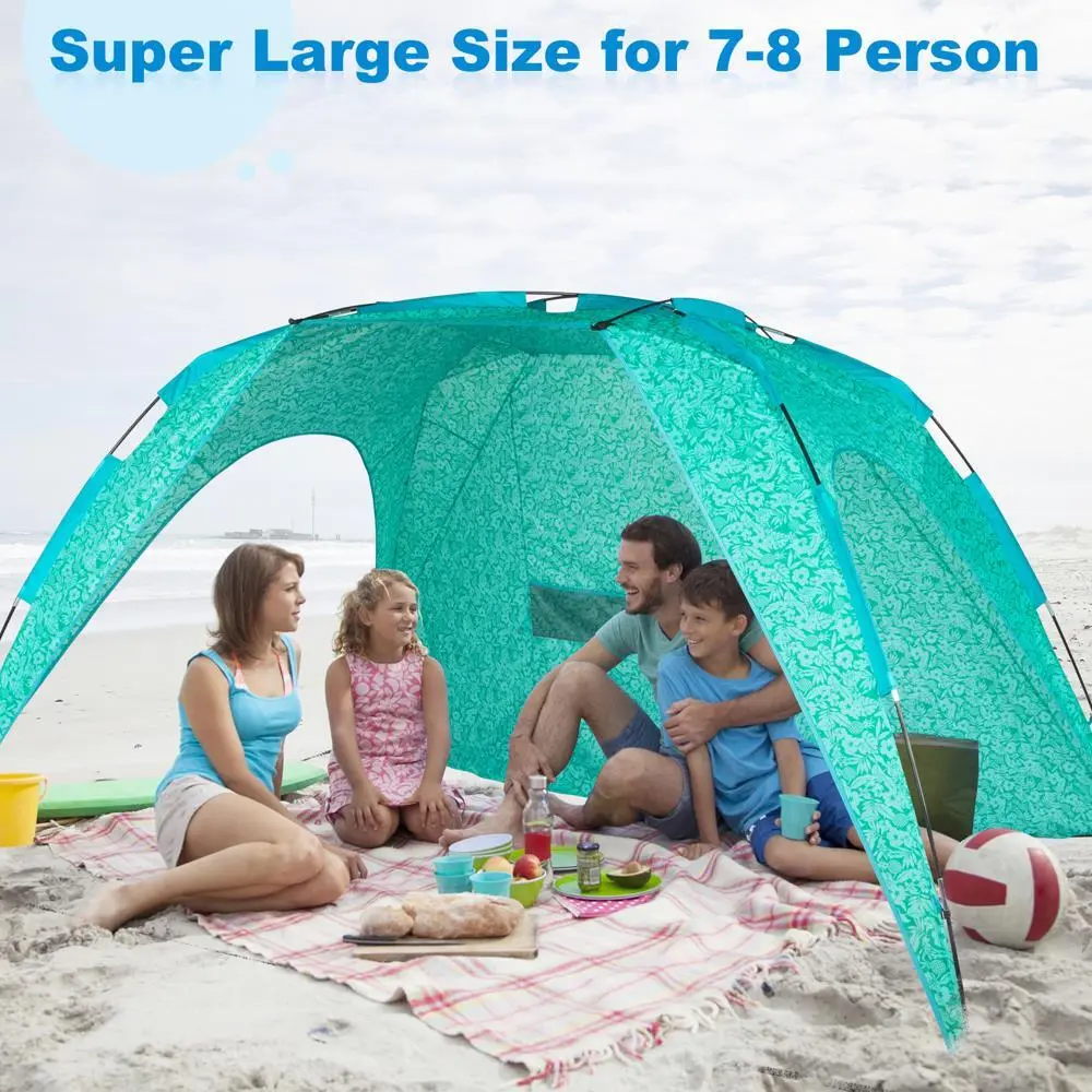 Pop Up Outdoor Camping Fishing Canopy Beach Tent Sun Shelter With Bag