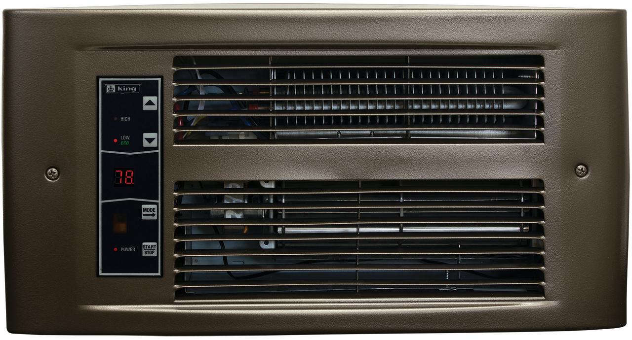 King Electric PX Eco2S 1750W / 240V Electric Wall Heater, Oiled Bronze