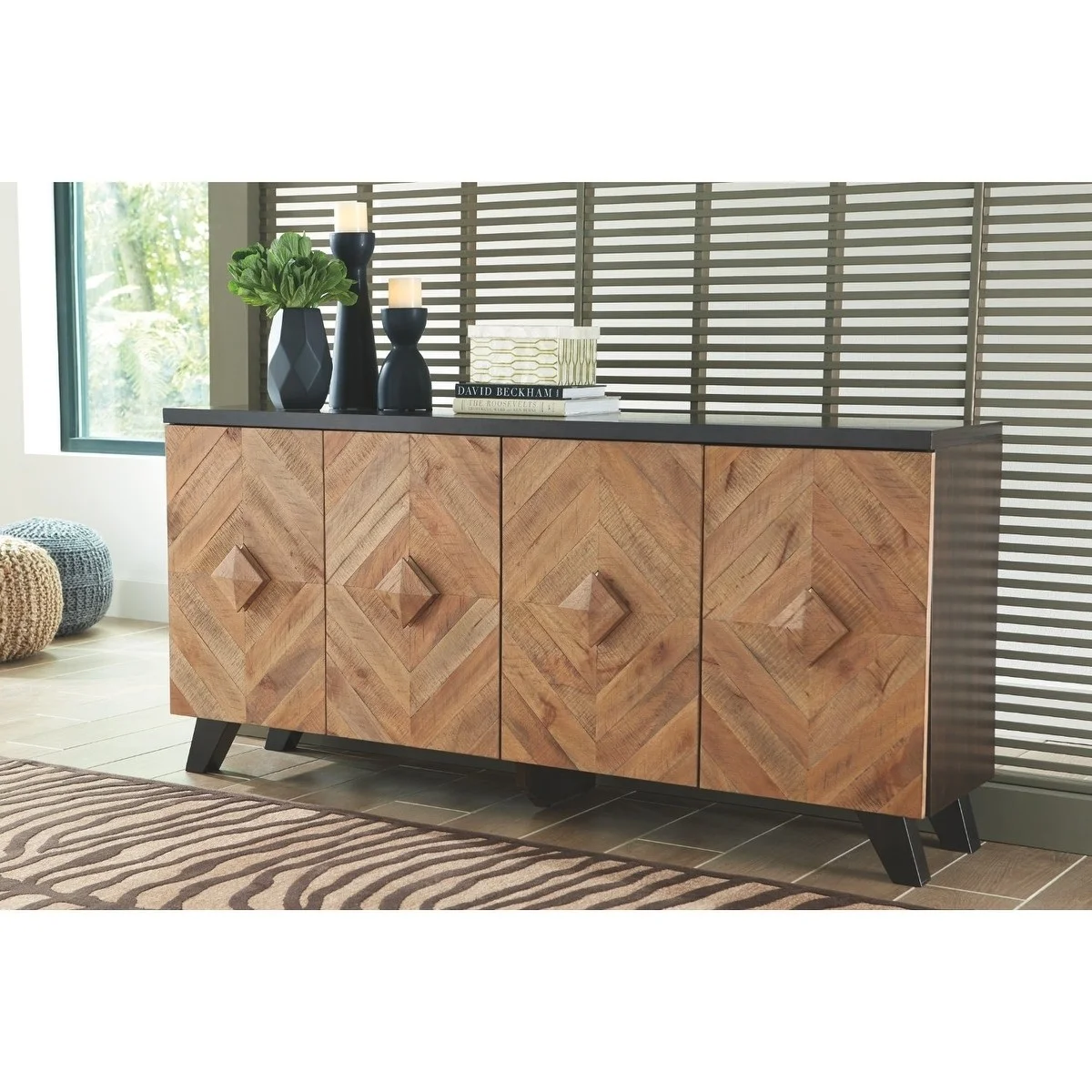 Ashley Furniture Robin Ridge Sideboard in Brown